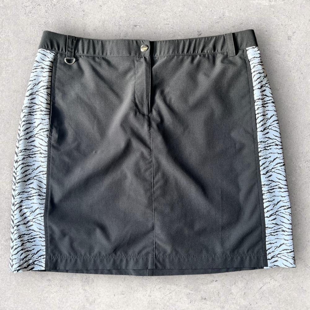 EUC Zenergy Chico’s Golf Skirt Women’s Athletic Skirt Skirt Sz 2 Black​